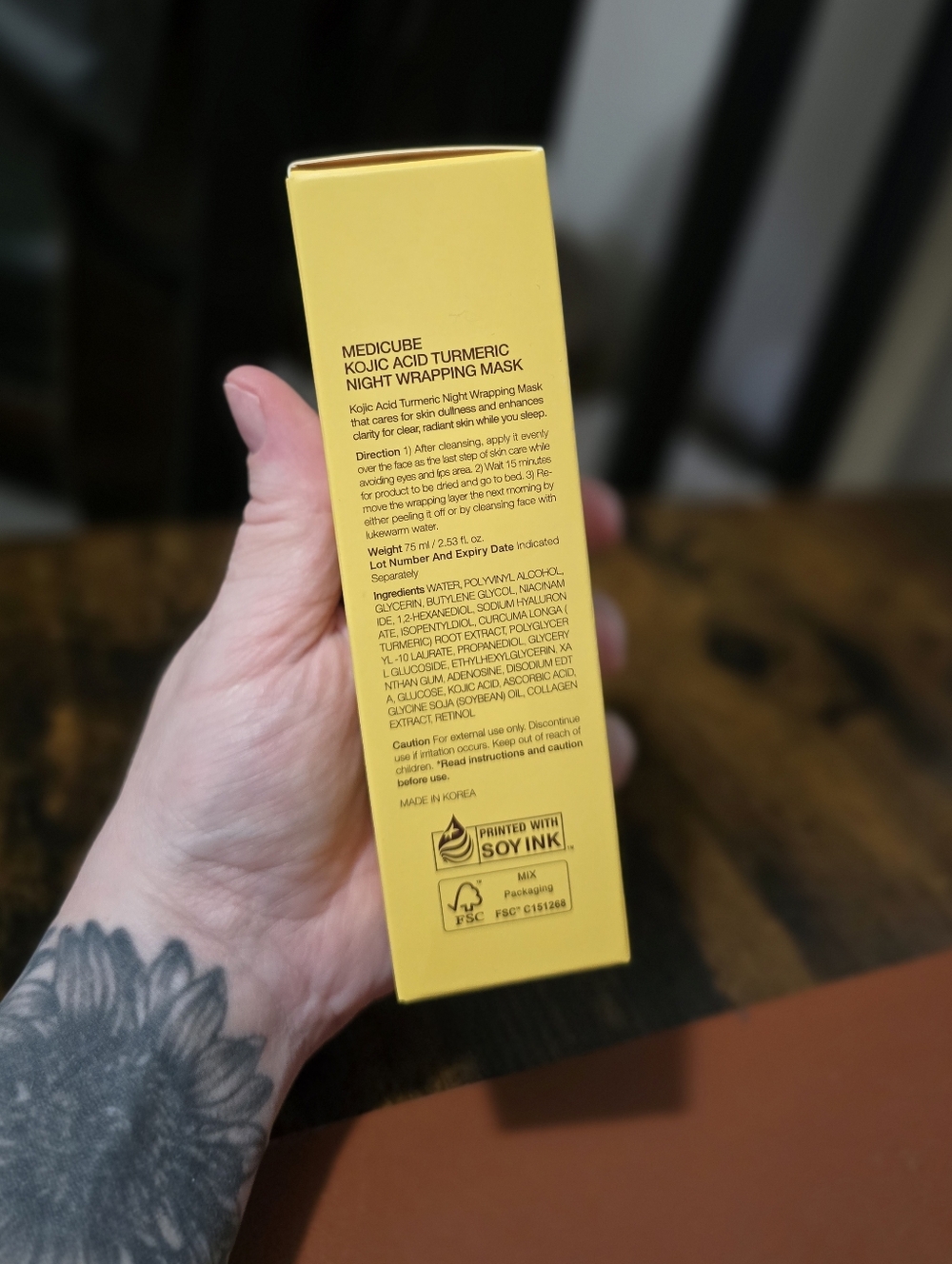 Medicube Kojic Acid Turmeric Night Wrapping Mask - Picture 6 of 6